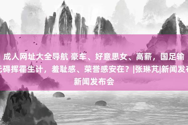 成人网址大全导航 豪车、好意思女、高薪，国足输球无碍挥霍生计，羞耻感、荣誉感安在？|张琳芃|新闻发布会